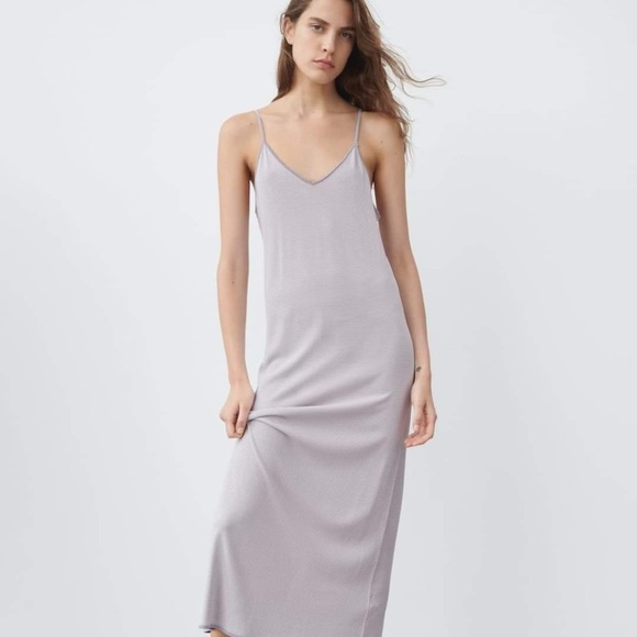 Zara Long Knit Dress - Picture 1 of 3